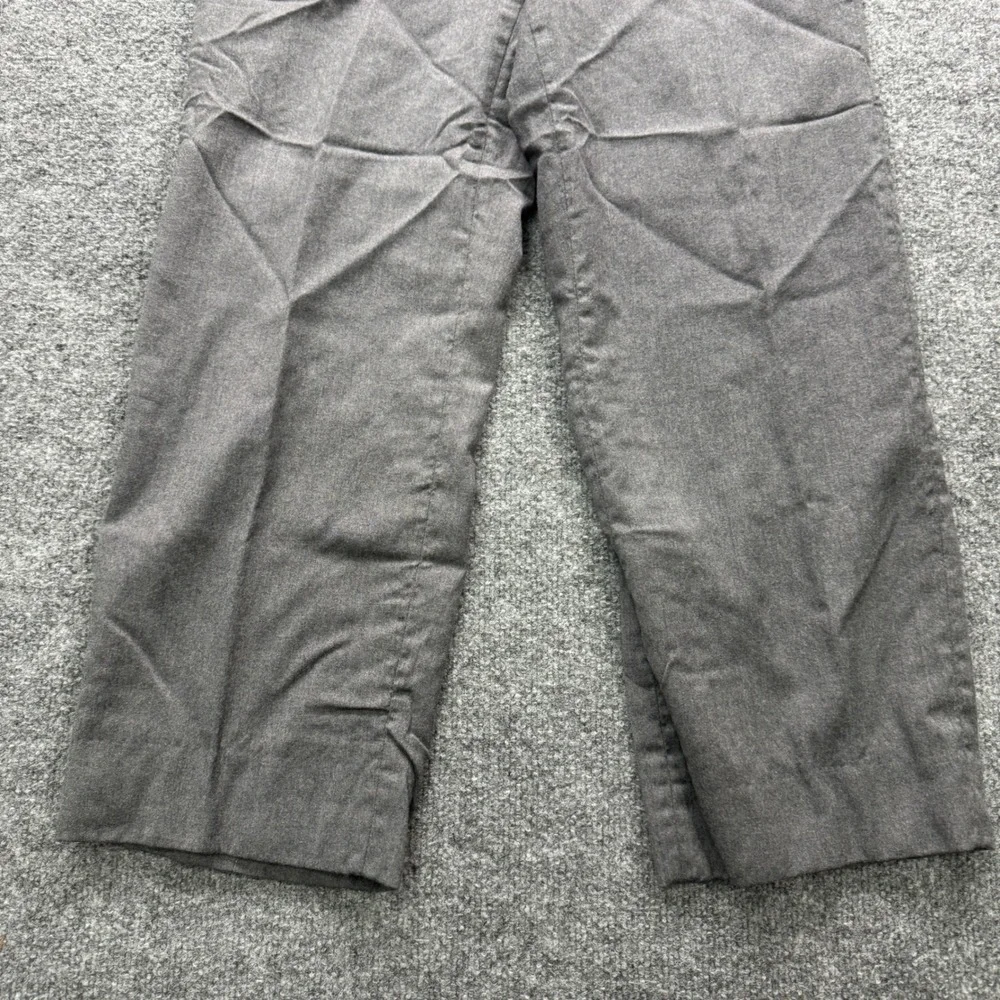 Unbranded 100% Pure Wool Dress Pants Mens 30 Gray 25 Inseam USA Made Casual
